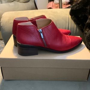 Beautiful red lucky boots. In great worn condition.